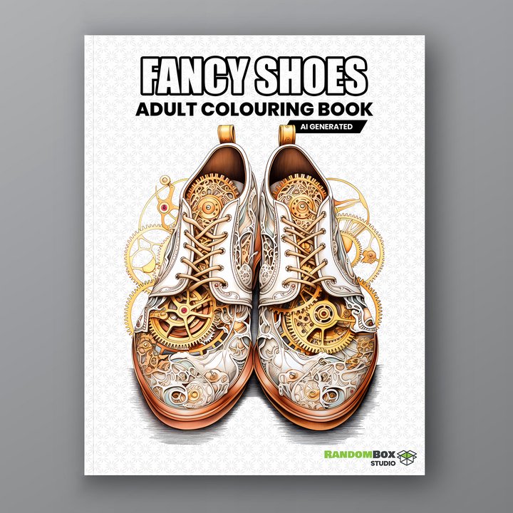 Fancy Shoes: Adult Colouring Book