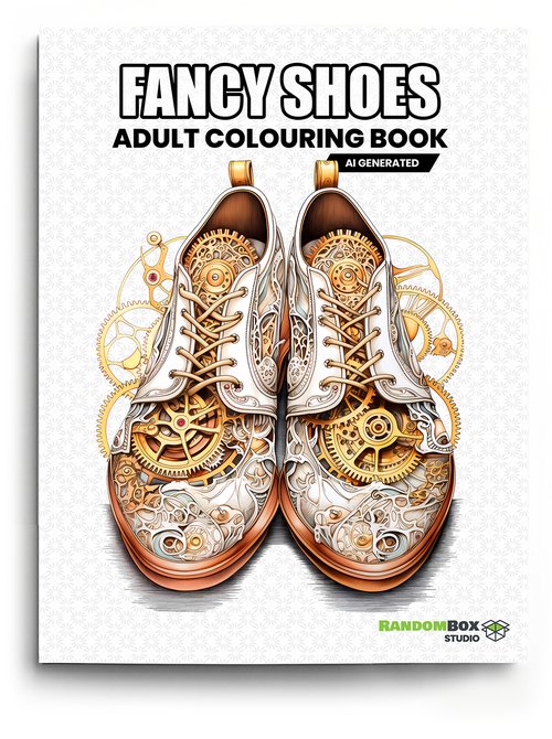 Fancy Shoes Coloring Book cover