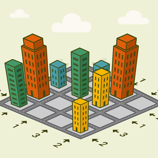 Skyscrapers on a grid