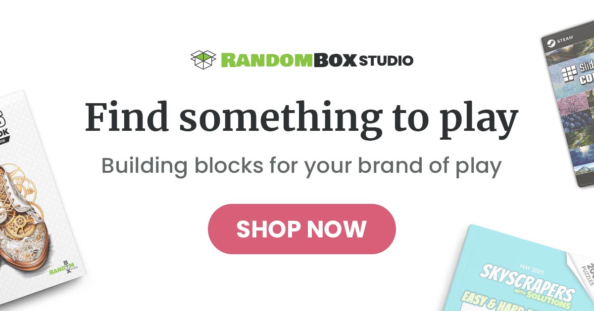 Random Shop File Shop for puzzlers. – Random Box Studio